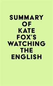 Summary of kate fox's watching the english cover image