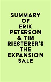 Summary of erik peterson & tim riesterer's the expansion sale cover image