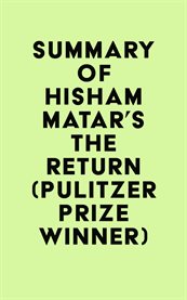 Summary of hisham matar's the return cover image