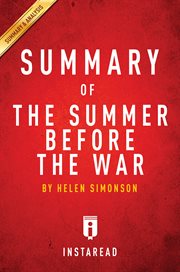 Summary of The summer before the war : by Helen Simonson. Summary & analysis cover image