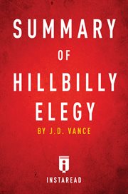 Summary of Hillbilly Elegy by J.D. Vance cover image