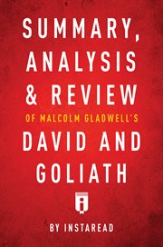 Summary, analysis & review of malcolm gladwell's david and goliath cover image