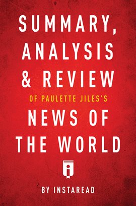 Imagen de portada para Summary, Analysis & Review of Paulette Jiles's News of the World