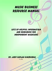 Music business resource manual cover image