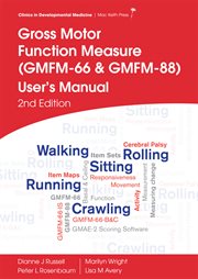 Gross motor function measure (GMFM-66 & GMFM-88) user's manual cover image