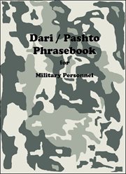 Dari/Pashto phrasebook for military personnel cover image