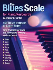 The blues scale for piano/keyboards cover image