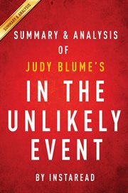 In the Unlikely Event by Judy Blume| Summary and Analysis In the Unlikely Event by Judy Blume| Summary and Analysis