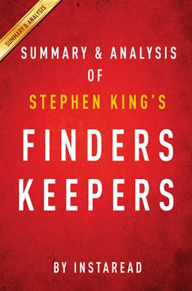 finders keepers by stephen king