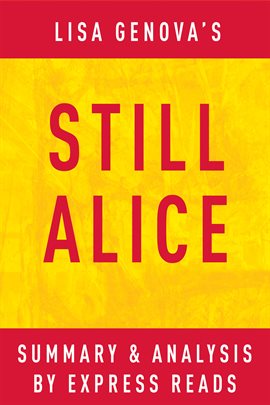 Still Alice by Lisa Genova Still Alice by Lisa Genova