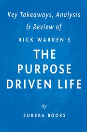 Purpose driven life : what on earth am i here for? by rick warren cover image