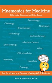 Mnemonics for medicine. Differential Diagnoses and Other Pearls cover image
