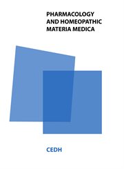 Pharmacology and homeopathic materia medica cover image