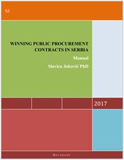 Winning public procurement contracts in serbia. Manual cover image
