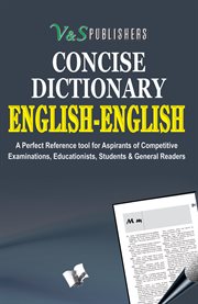English - english dictionary cover image