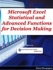 Microsoft Excel: statistical and advanced functions for decision making cover image