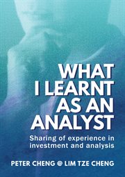 What i learnt as an analyst. Sharing of Experience in Investment and Analysis cover image