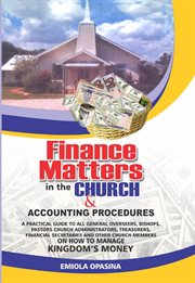 Finance matters in the church and accounting procedures cover image