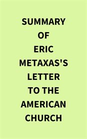 Summary of Eric Metaxas's Letter to the American Church cover image