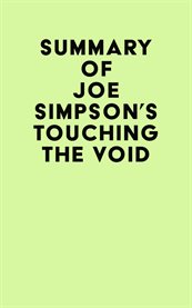 Summary of joe simpson's touching the void cover image