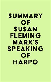 Summary of susan fleming marx's speaking of harpo cover image