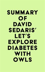 Summary of david sedaris's let's explore diabetes with owls cover image