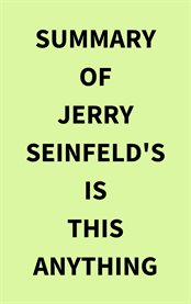 Summary of Jerry Seinfeld's Is This Anything cover image