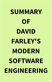 Summary of David Farley's Modern Software Engineering cover image