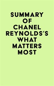 Summary of chanel reynolds's what matters most cover image