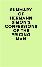 Summary of hermann simon's confessions of the pricing man cover image