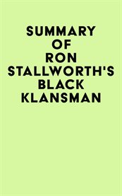 Summary of ron stallworth's black klansman cover image