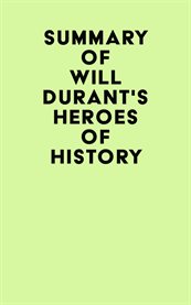 Summary of will durant's heroes of history cover image