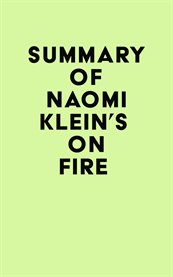 Summary of naomi klein's on fire cover image