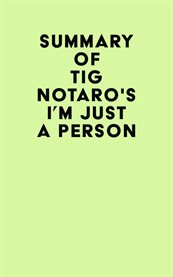 Summary of tig notaro's i'm just a person cover image