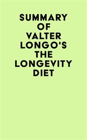Summary of valter longo's the longevity diet cover image