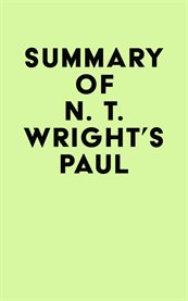 Summary of n. t. wright's paul cover image