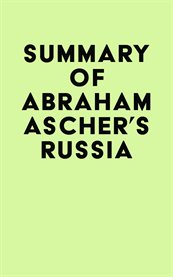 Summary of abraham ascher's russia cover image