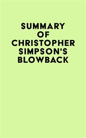 Summary of christopher simpson's blowback cover image