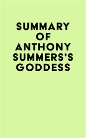 Summary of anthony summers's goddess cover image