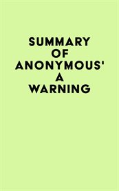 Summary of anonymous's a warning cover image