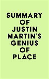 Summary of justin martin's genius of place cover image