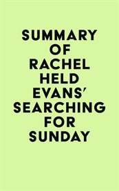 Summary of rachel held evans' searching for sunday cover image