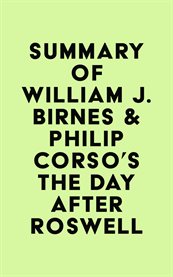 Summary of william j. birnes & philip corso's the day after roswell cover image