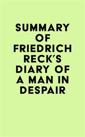 Summary of friedrich reck's diary of a man in despair cover image