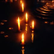 Candle Lights on Water cover image