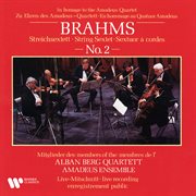 Brahms: string sextet no. 2, op. 36 (live at salle favart, 1987) cover image
