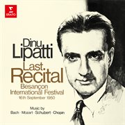 The last recital (live at besançon international festival, 1950) cover image