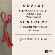 Mozart: string quartet no. 17 "the hunt" - schubert: string quartet no. 2 cover image
