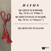 Haydn: string quartets, op. 76 nos. 2 "fifths" & 4 "sunrise" cover image
