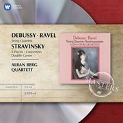 Ravel & debussy: string quartets & stravinsky: 3 pieces, concertino & double canon cover image